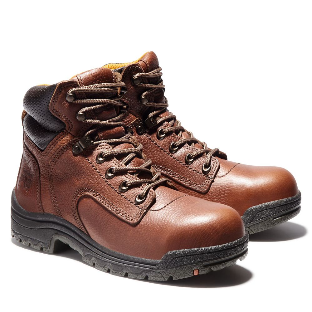 Bocanci De Muncă Timberland Dama Maro/Negrii - Pro® Titan® 6\" Alloy Toe - Romania - GHXUWA407